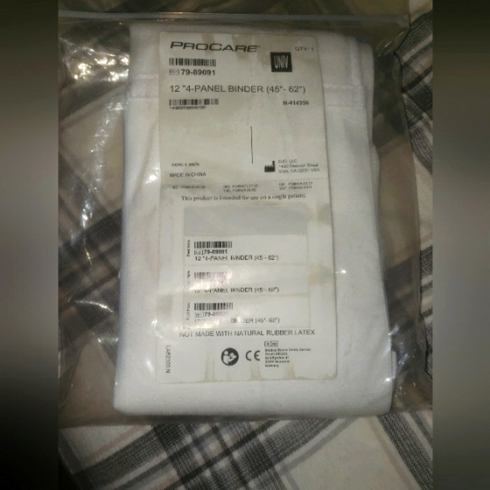 DonJoy White Back and Rib Support